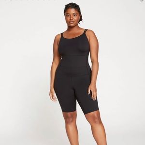 Universal Standard forest green next to naked bodyshort, size 2xs BNWT (fits  M)